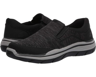 Skechers Expected 2.0 Arago Slip On Relaxed Fit Shoes Black Size 13 204000/BLK