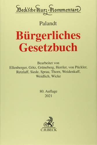Bürgerliches Gesetzbuch mit Nebengesetzen insbesondere mit Einfüh | Buch | Palan - Bild 1 von 1