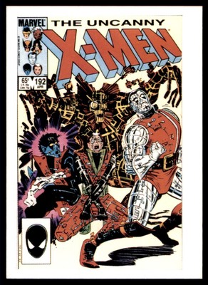 Comic Bilder - Uncanny X-Men 1990 - Serie 2 Karten - Ausgabe #192 01.04.85 Nr. 17