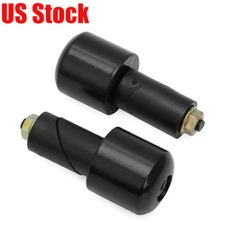 7/8" 22mm Solid Iron Handle Bar Ends Heavy Weight Vibration Reducing Grip Plugs