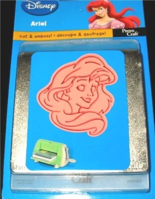 Disney Ariel The Little Mermaid Cuttlebug Die & Embossing Folder 37-1710 NEW! - Image 1 of 3