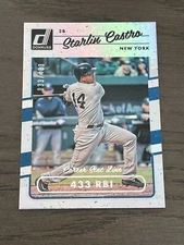 2017 Donruss Career Stat Line Starlin Castro #127 New York Yankees /433