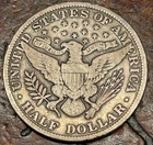 1908 Barber Half Dollar USA 🇺🇸 Historic Silver Coin 🔥