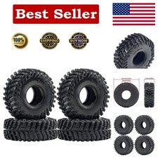 DJCRAWLER Super Soft 1.0 Pin Tires, 72 * 27mm Sticky Crawler Tire Version 1