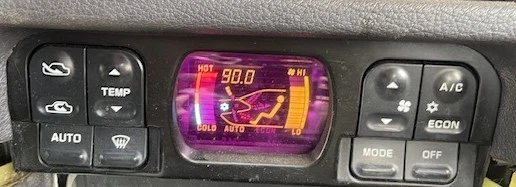 91-97 MITSUBISHI 3000GT 91-94 DODGE STEALTH TEMPERATURA CLIMATIZADOR MB898523 Foto 4 de 4