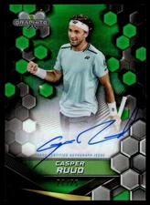 2024 Topps Chrome Graphite Green Refractor Casper Ruud Auto 27/75 #GS-CRD