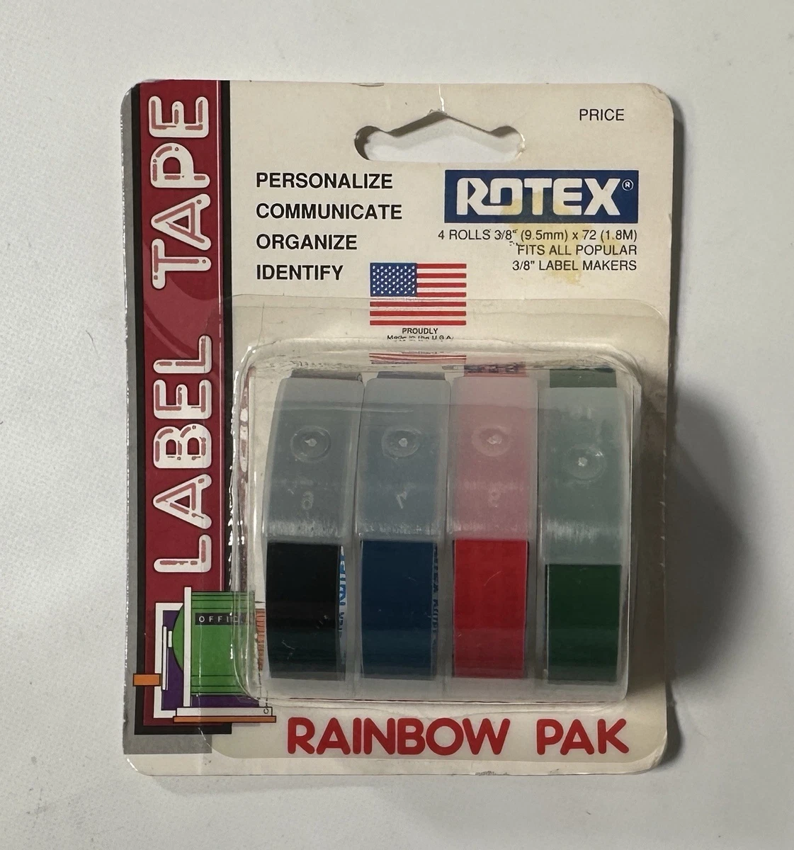 ビンテージRotex 880ラベルメーカー 動作確認済み、テープ付属 rotex tape products for sale | eBay