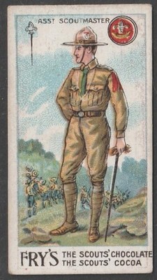 Fry's Cocoa & Chocolate, 1st Scout Series, 1912, No 6, Assistant Scout Master