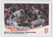 2013 Topps World Series San Francisco Giants Sergio Romo Buster Posey Team 0ha3
