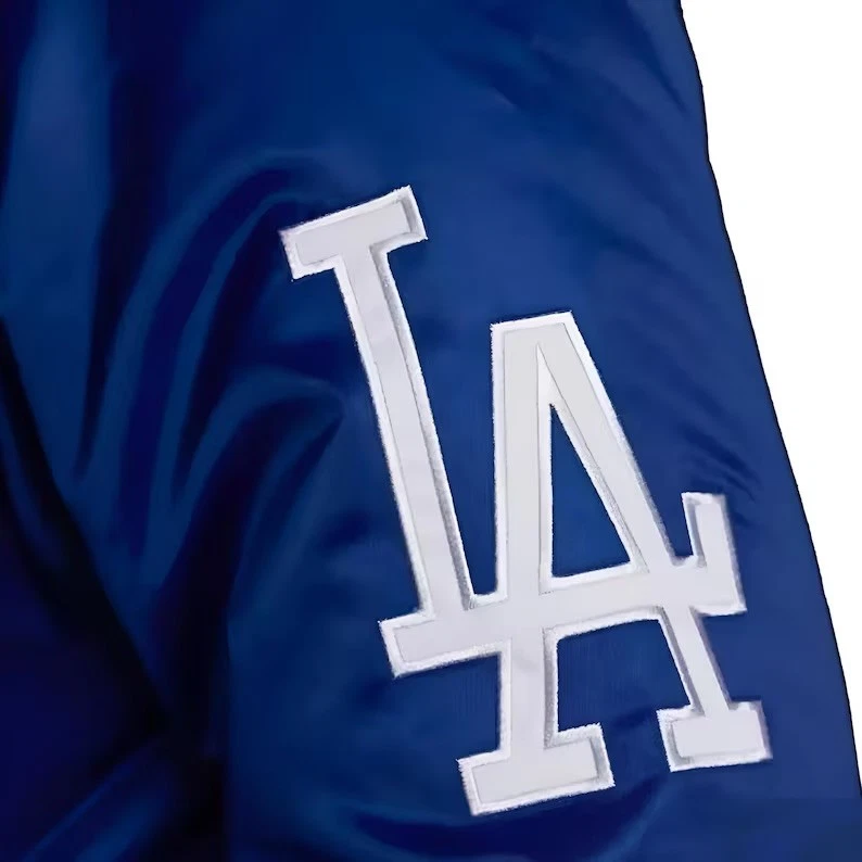 LA Dodgers синий атласный Varsity Bomber стиль куртка - унисекс - Изображение 3 из 4