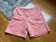 Murray's Toggery Shop, Nantucket Distressed Chino 9" Shorts Faded Red, Size 35"