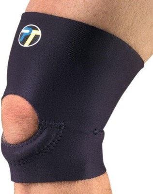 Pro-Tec Athletics Short Sleeve Knee Support (Medium) , Black