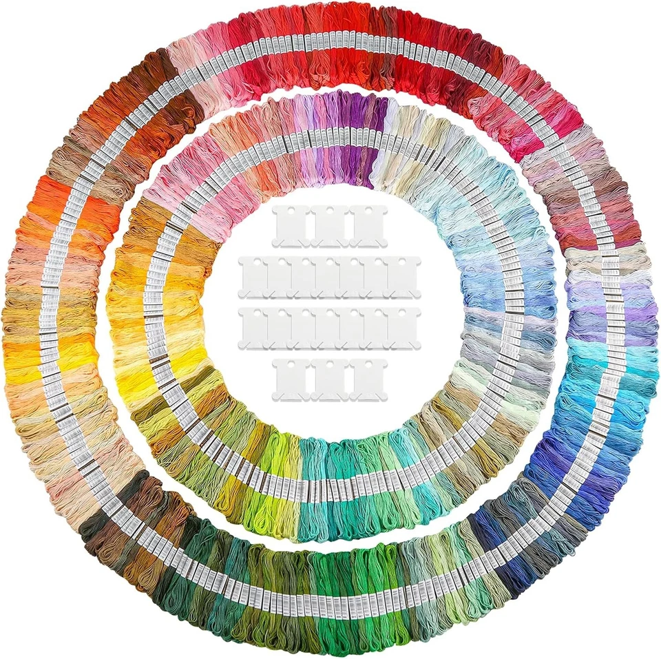 Vibrant 447 Color Embroidery Floss Set - Perfect for Friendship Bracelets - Image 2 of 4