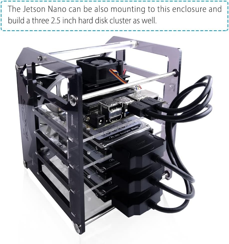Cluster Case for Raspberry Pi 4B/3B+/3B/2B/B+ & Jetson Nano | eBay