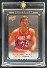 2007-08 Upper Deck Chronology Rudy Tomjanovich Auto #/99 Rockets