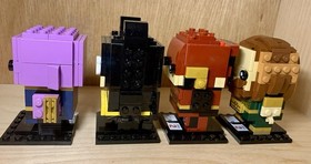 Lego SH Brickheadz Lot- Batman 41585 Flash 41598 Thanos 41605 Aqua Man 41600