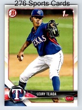 2018 Bowman Draft Leury Tejada BD-174 Texas Rangers