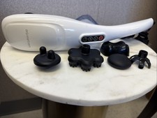 MEGAWISE Handheld Back Massager  Deep Tissue Percussion Massage for Back, Neck,