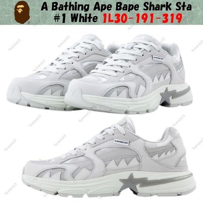 A Bathing Ape Bape Shark Sta #1 weiß 1L30-191-319 Herren Gr.