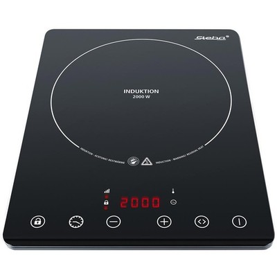 Steba Induktionskochfeld IK 65 SLIM schwarz Ultra flach Elektro 2000 W Keramik