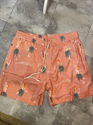 Sun Surfer men's swim trunks Shorts size XXL Spicy Tuna