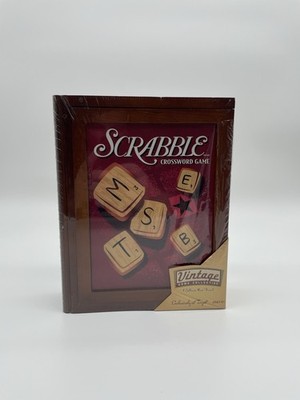 Vintage game Collection Scrabble  Bookshelf  Game Still In Plastic Wrap