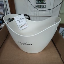 Freixenet Hard Plastic Prosecco Champagne Ice Bucket ~ Cream colour ~ BNWT