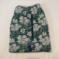 NEEDLES Track Pants Green Floral Size-S New