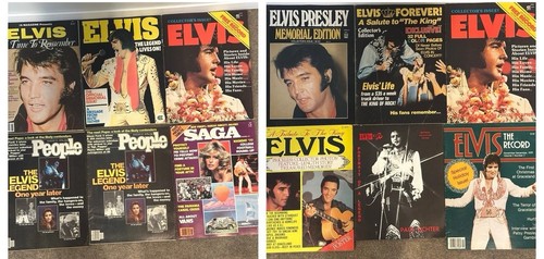 Huge Elvis Presley Collection LPs 45s Books Magazines Fan Club Memorabilia - Picture 21 of 21