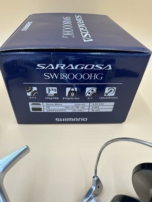 SHIMANO SARAGOSA 18000 HG SW A BLUEFIN TUNA POPPING REEL - FREE