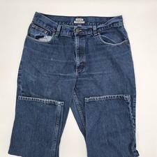 LL Bean Women's Jeans Size 16 Reg Blue Denim Original Fit Relaxed 100 Cotton
