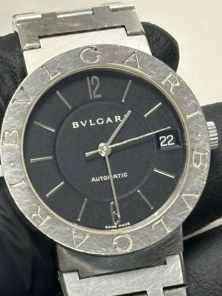 Bvlgari Bvlgari BB33SS Automático 21 Joyas Cal. Reloj 220 Fecha Hecho en Suiza 33mm Foto 3 de 4