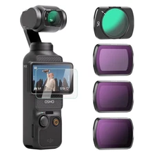 Magnetic ND & CPL Filter Kit Compatible with DJI OSMO Pocket 3, Ultra Slim Frame
