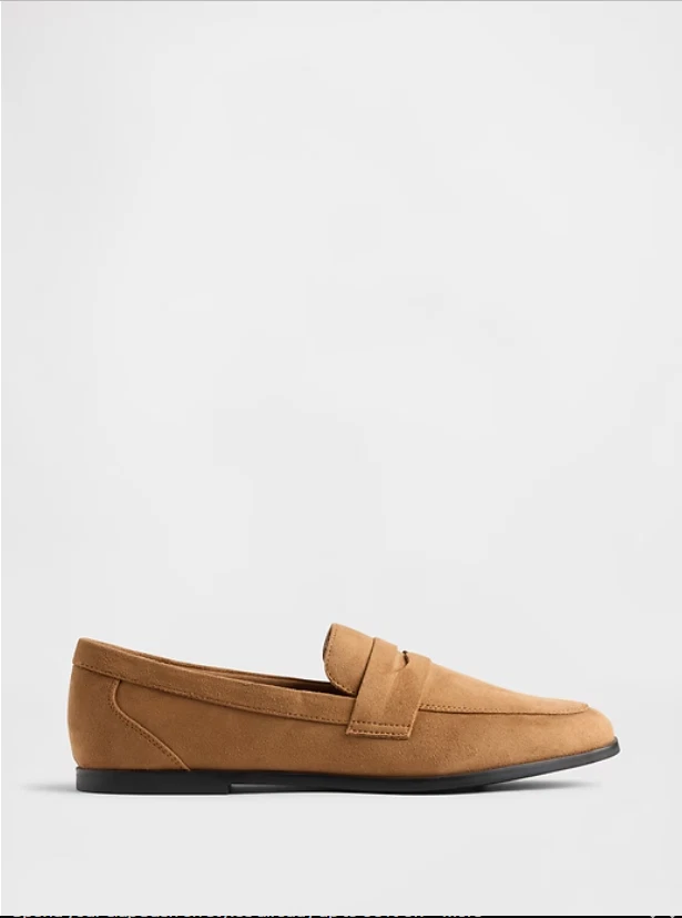 gAP SALE HOT! Vegan Suede Loafers Color Honey Brown - Image 2 of 4