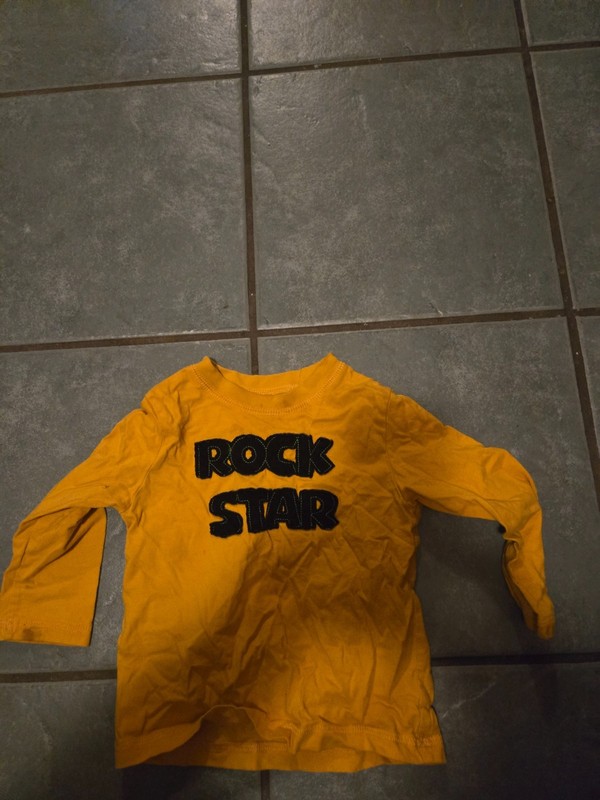2T Long sleeve Rock star shirt