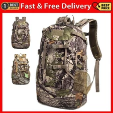Hunting Backpack,Outdoor Hunting Daypack for Bow or Rifle with Rain Cover. (G...