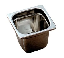 Restaurant Equipment STAINLESS STEEL FOOD BOWL Bon Chef 1/2 Size 6" x 6" x 4.75"