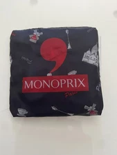 New Monoprix Paris Reuseable Grocery Shopping Tote Bag France Supermarket