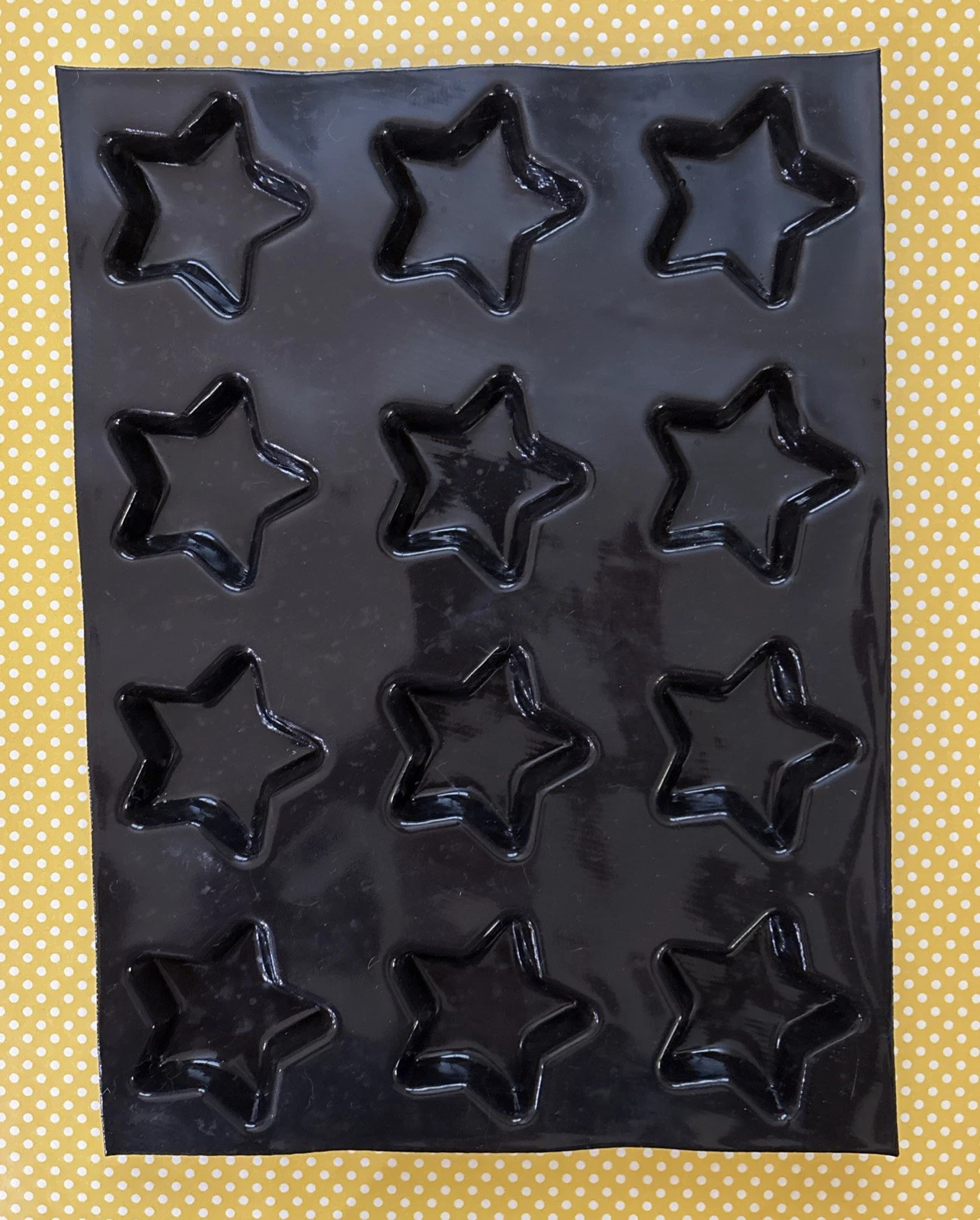 Demarle Flexipan Silicone Baking Tray, France, 12 Star Cavities, USED X 1