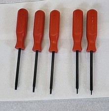 Mac Tools 5 Piece Torx Screwdriver Set T8 T10 T20 T25 T30 Free Shipping 