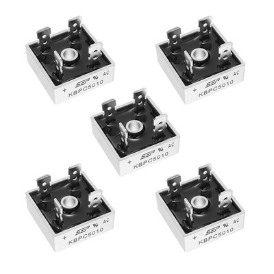 5pcs KBPC5010 Bridge Rectifier Diode,50A 1000V Single Phase,Full Wave 50 Amp