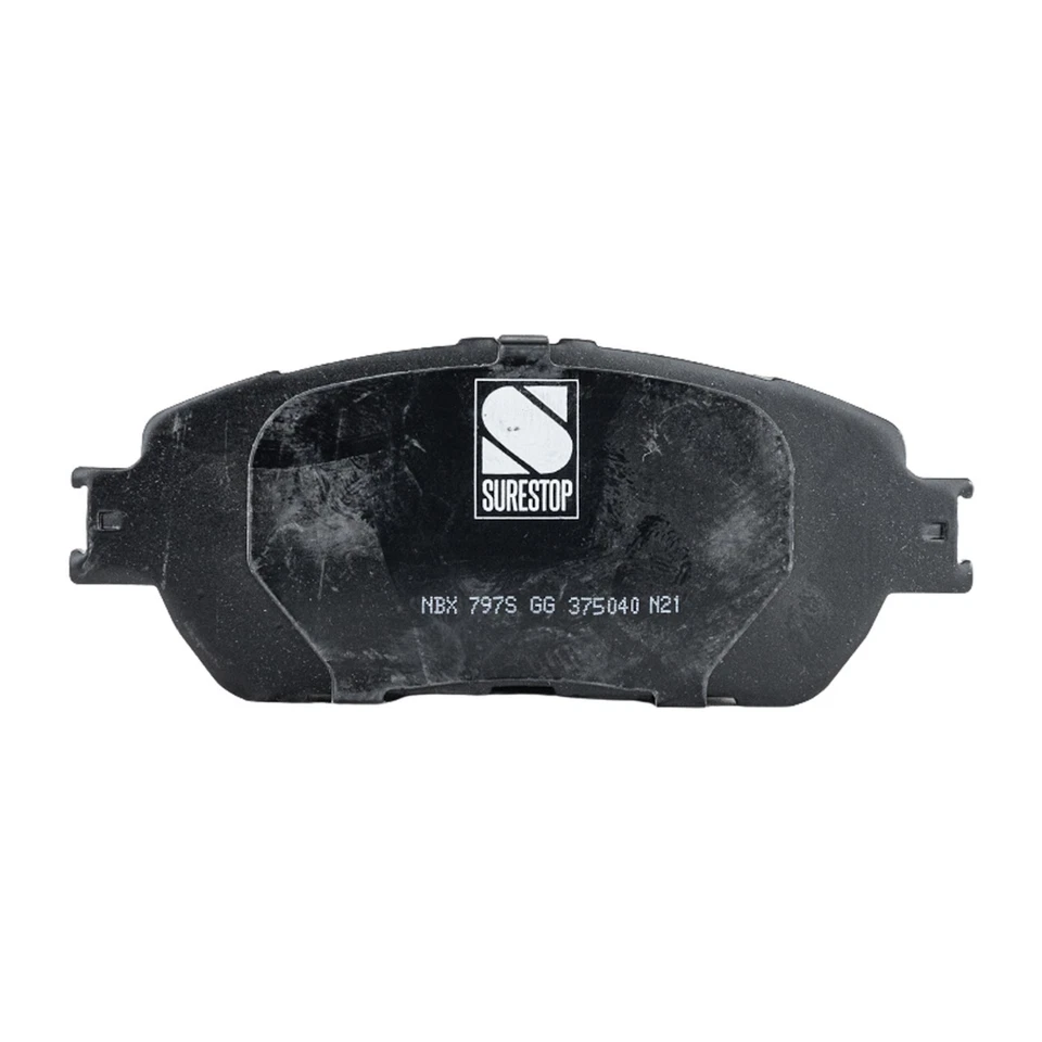 Kit de rotores y pastillas de disco de freno delanteros y traseros para Toyota Sienna 2004 2005-2010 Foto 4 de 4