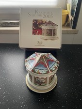 Hutschenreuther Porzellan Karussell-Spieldose 2005 Ole Winther Spieluhr OVP Xmas