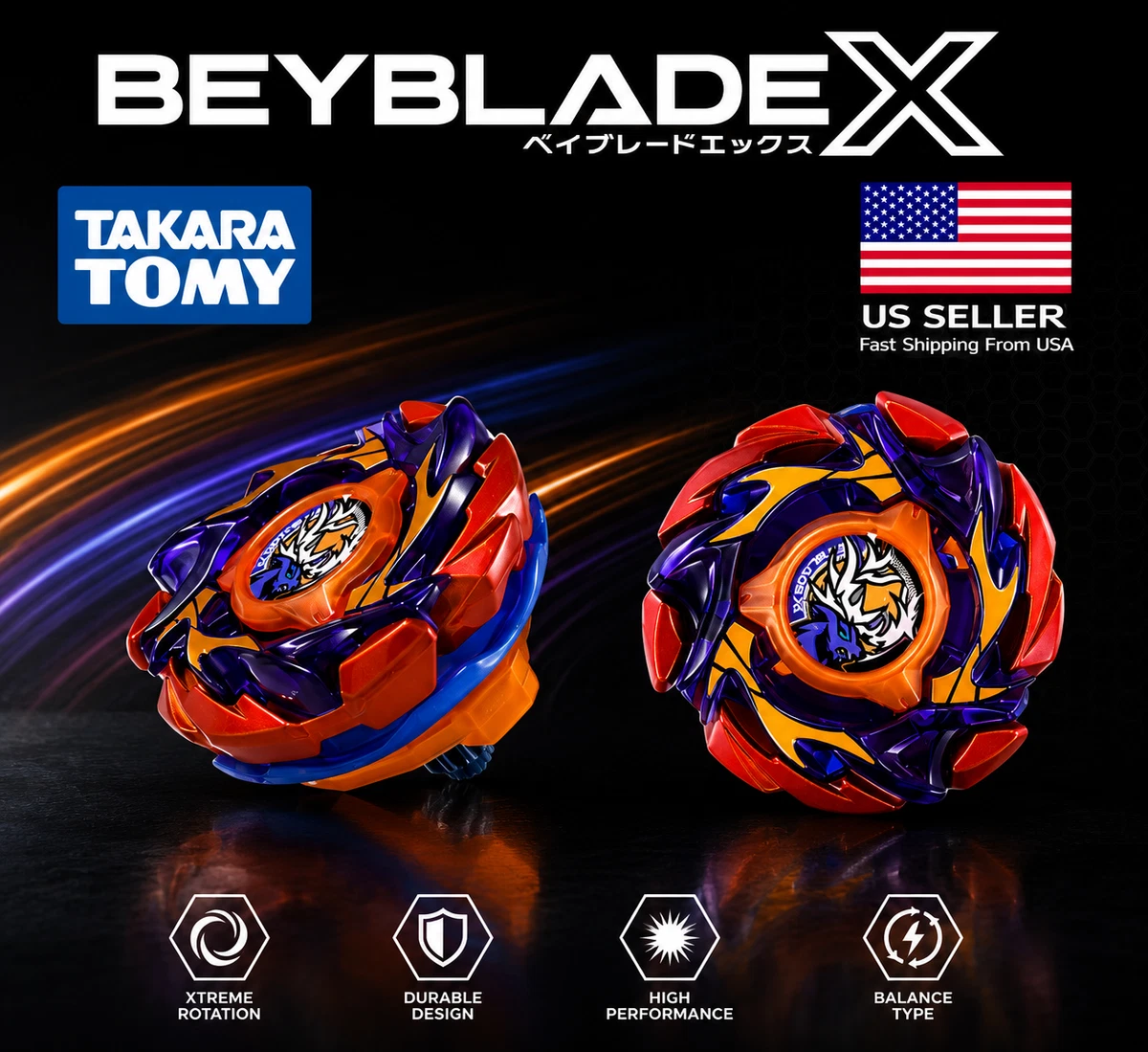 Takara Tomy Beyblade X CX-00 Bucks Antlers B2-60D Metal Coat Event