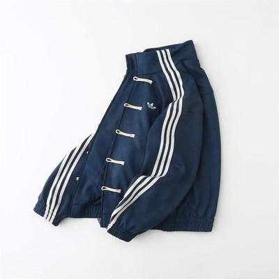 mi樣 Adidas 中国限定 Sサイズ ネイビー ヘビ年 スポーツジャケット adidasアディダス 中国限定 蛇年トラックジャケット ネイビー -L