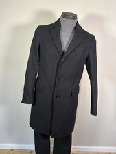 Drykorn Wollmantel/Schwarz/Gr.46/Leger/Klassisch/Komfort/Zeitlos/Designer