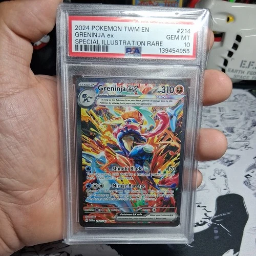 2024 Pokemon Twilight Masquerade Greninja ex #214/167 PSA 10 GEM MINT