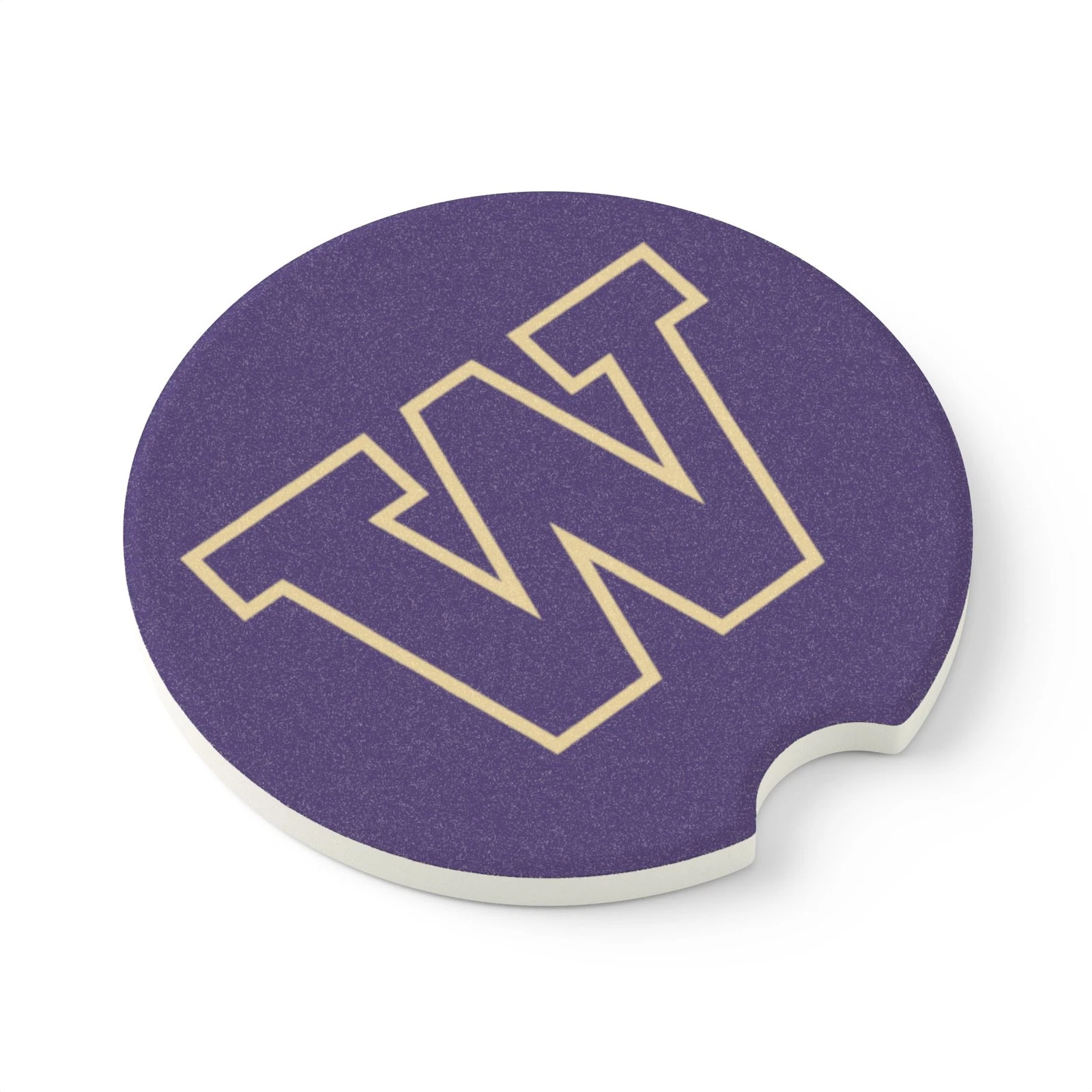 Washington Huskies Car Coaster – NCAA College Football Cup Holder Insert