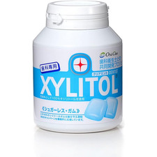 Lotte Dental Xylitol Gum Bottle Clear Mint 90pcs Sugarless Made in JAPAN