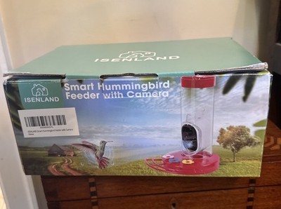 Hummingbird Feeder with Camera Solar Powered, AI Identify Cloud Storage Instant
